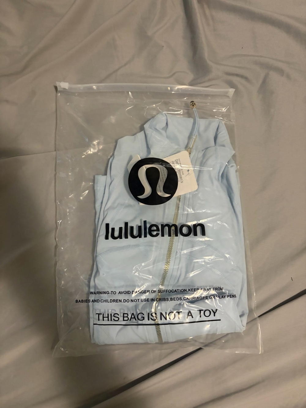 Lululemon Light Blue Zip-Up Jacket